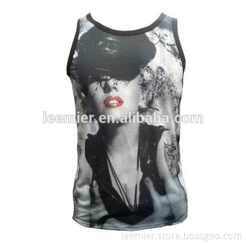 Top quality sexy lady design singlet